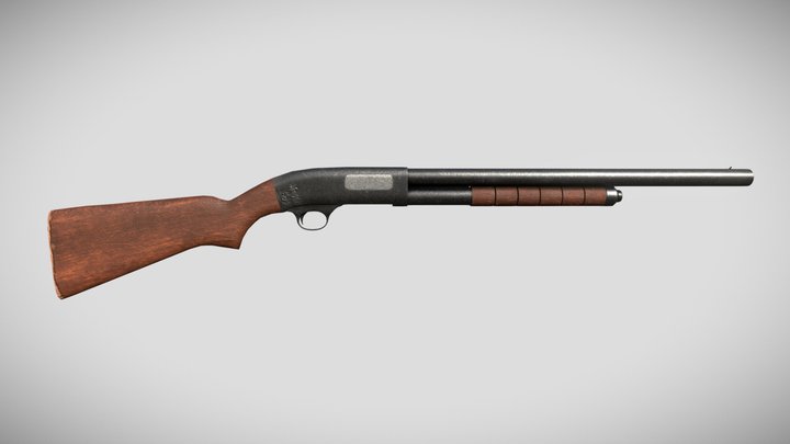 Pump Shotgun 3D Model