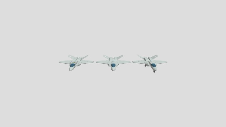 Caza 5ta generación VTOL 3D Model