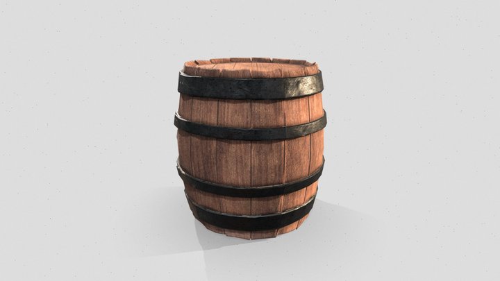 Barrel 3D Model