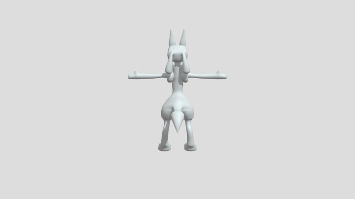Lucario 3D Model