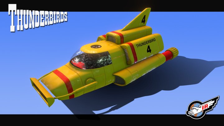 Gerry Anderson's Thunderbird IV 3D Model