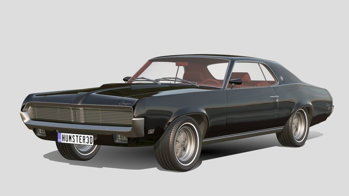 1969 Mercury Cougar XR-7 – Modèle 3D gratuit STL