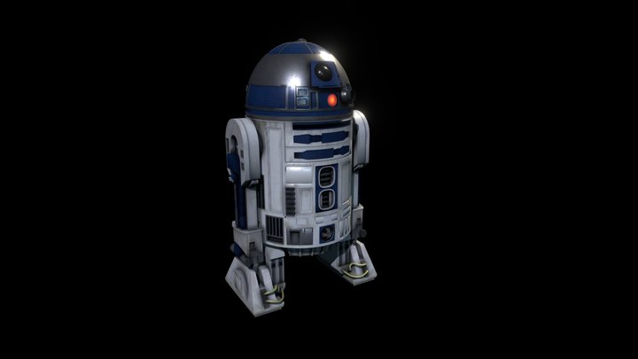 R2-D2 (Animated) 3D Model