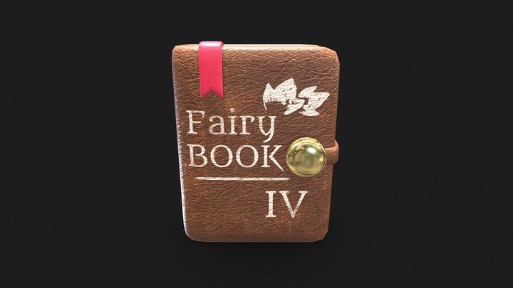 Fairy Book 3D Model