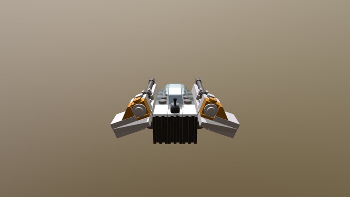 LEGO Star Wars T-47 Airspeeder 3D Model