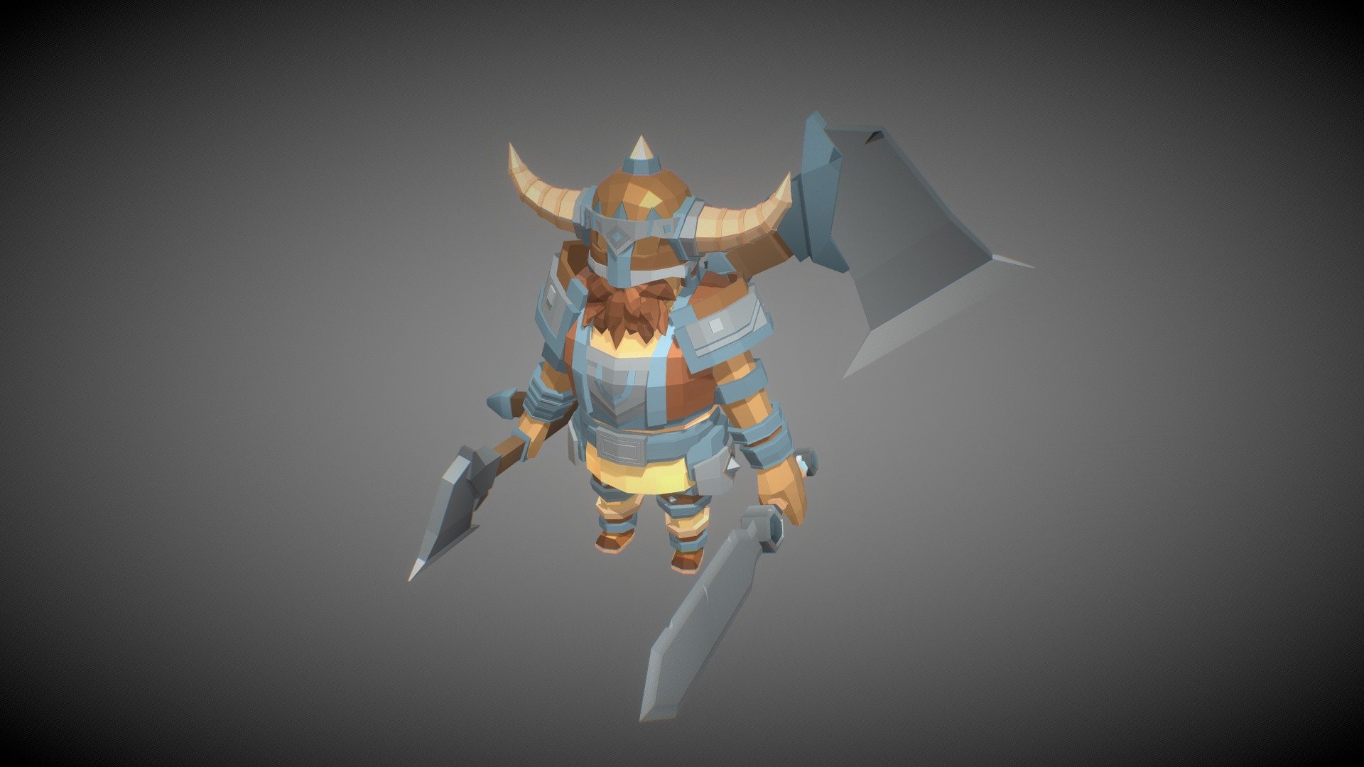 Strong Viking - Buy Royalty Free 3D model by jasoncroukamp [4770e0e ...