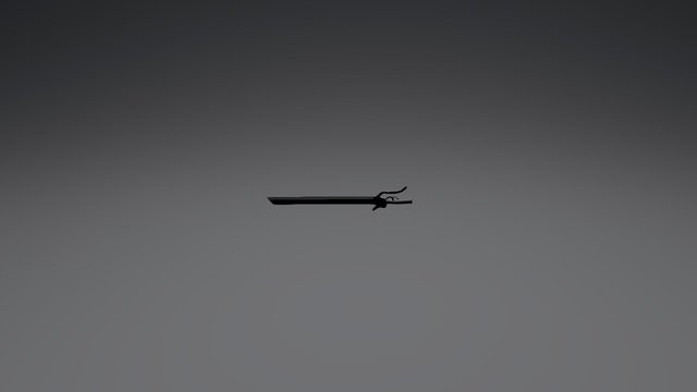 Attack on Titan Sword 3D Model