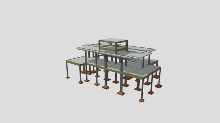 Projeto Estrutural 01 3D Model