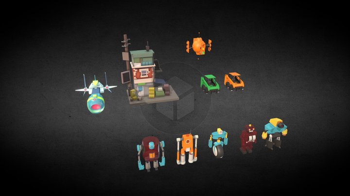 Dz 04 color drafts 3D Model