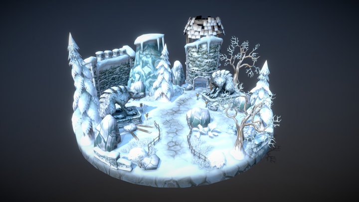 Winter_scene 3D Model