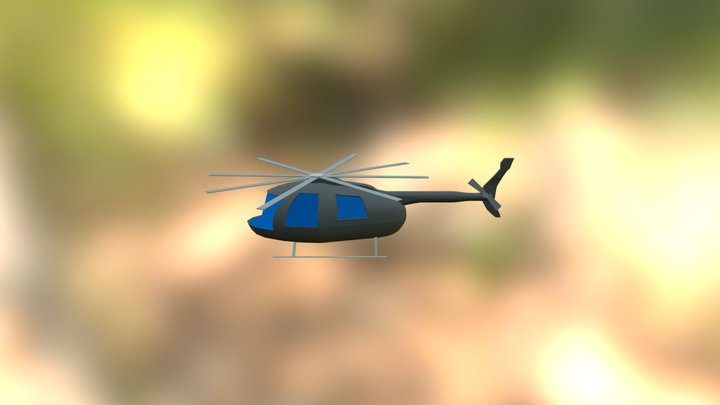 Helicopter 3D Model
