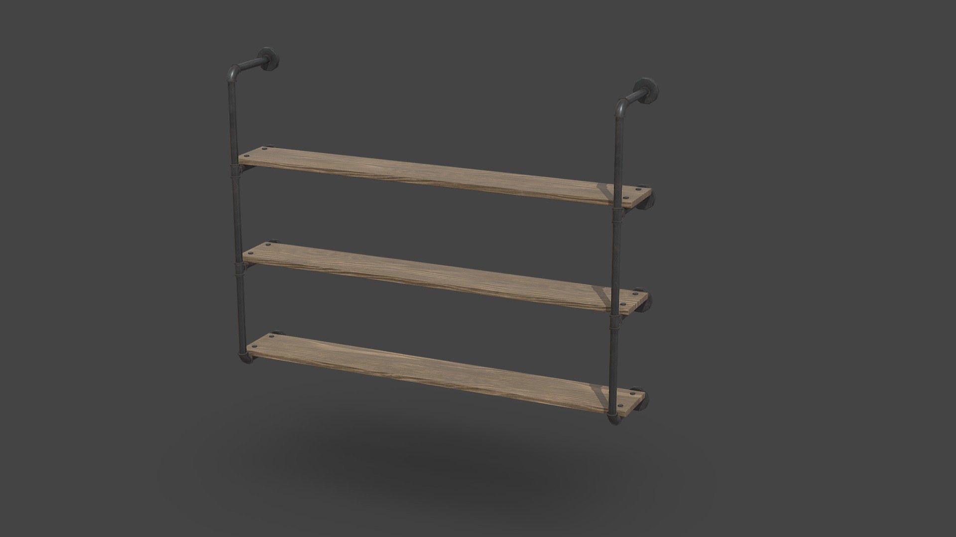 Modern Wall Rack - Download Free 3D model by Ahmad Azizi (@azizi16 ...
