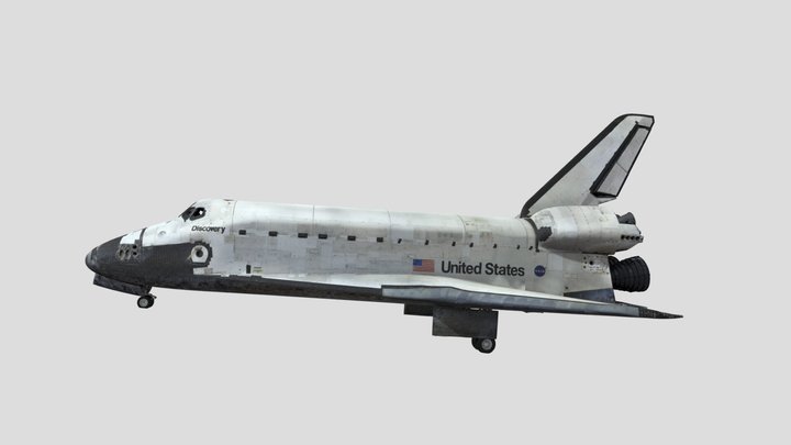 Orbiter Space Shuttle 3D Model