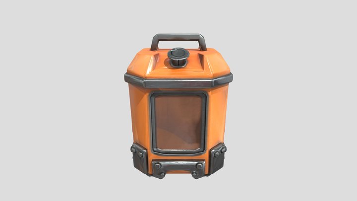 Orange Explorer fill 3D Model