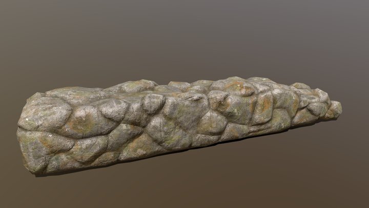 Stone wall 3D Model