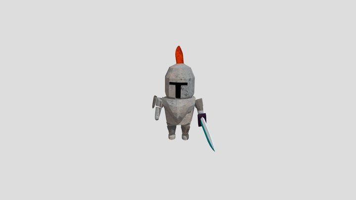 Rogue Legacy Knight 3D Model