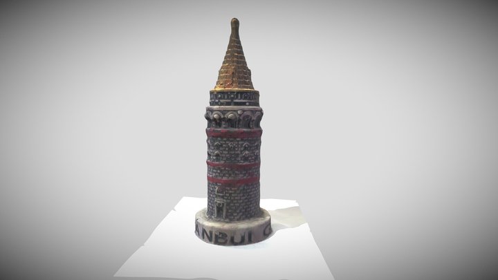 İstanbul Galata Tower model 3D Model