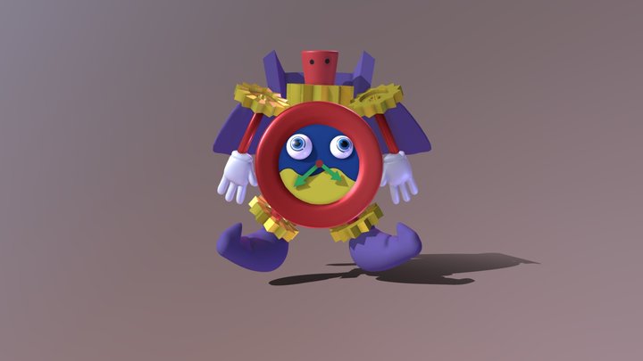 Time Wizard from Yu-Gi-Oh! 3D Model