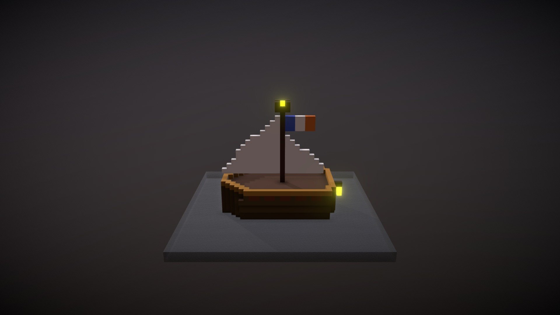 Model d'un bateau