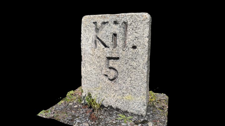 Milestone Axenstrasse Km 5 von Altdorf – Free 3D Model STL