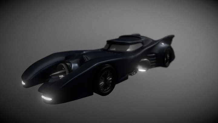 Batmobile 1989 3D Model