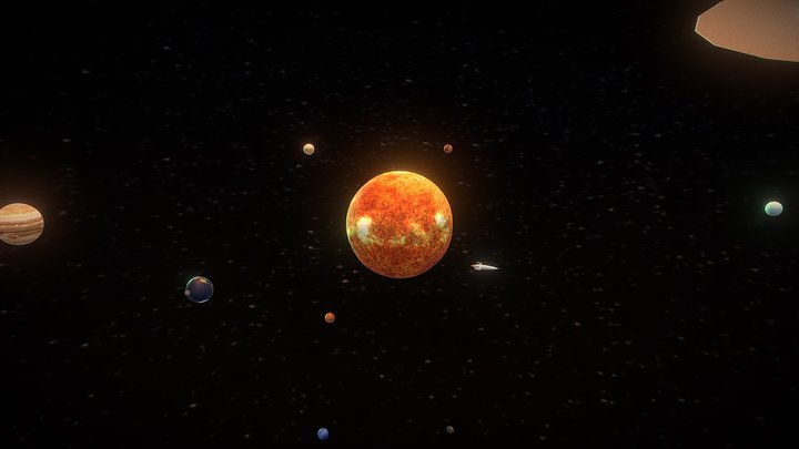 Solar System with Animation