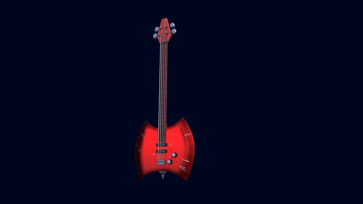 Marceline's Axe Bass 3D Model