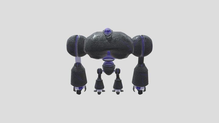 Scratched Robot 3D Model