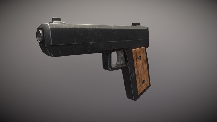 Gun by EvolveGames 3D Model
