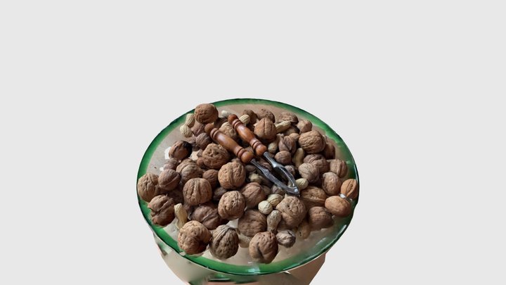 Nuts and Nut cracker 3D Model