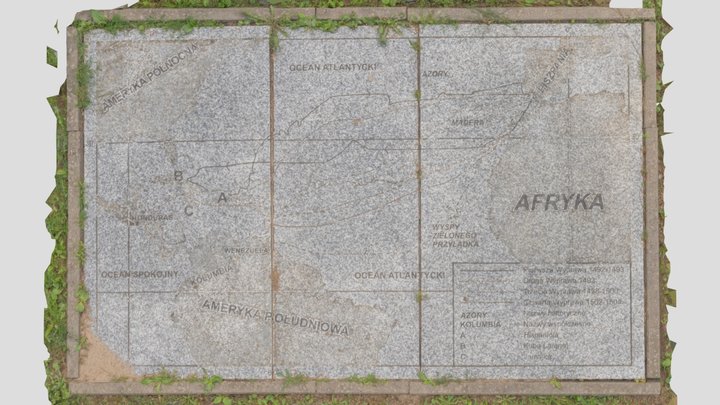 Park naukowy w Przywidzu - Tablica 3D Model