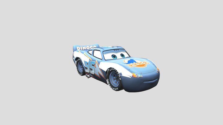 Dinoco Lightning McQueen 3D Model