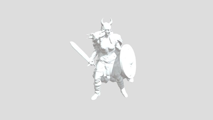 Warrior_ Maiden_0705130312_texture 3D Model
