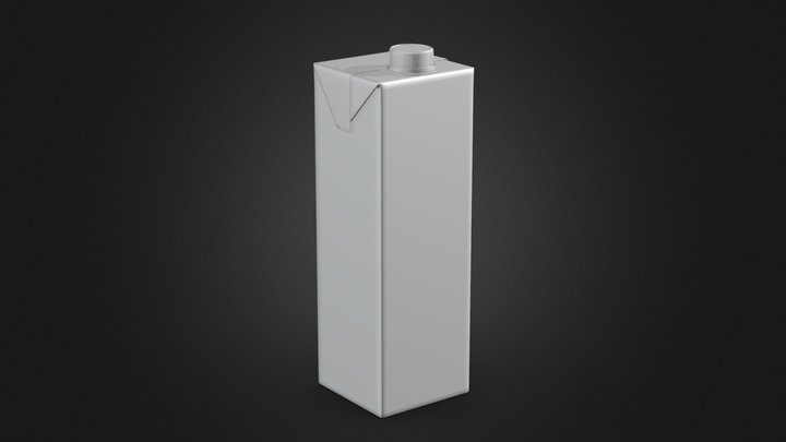 TetraPak Square 1500ml 3D Model