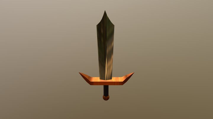 Sword Export Painted 3D Model