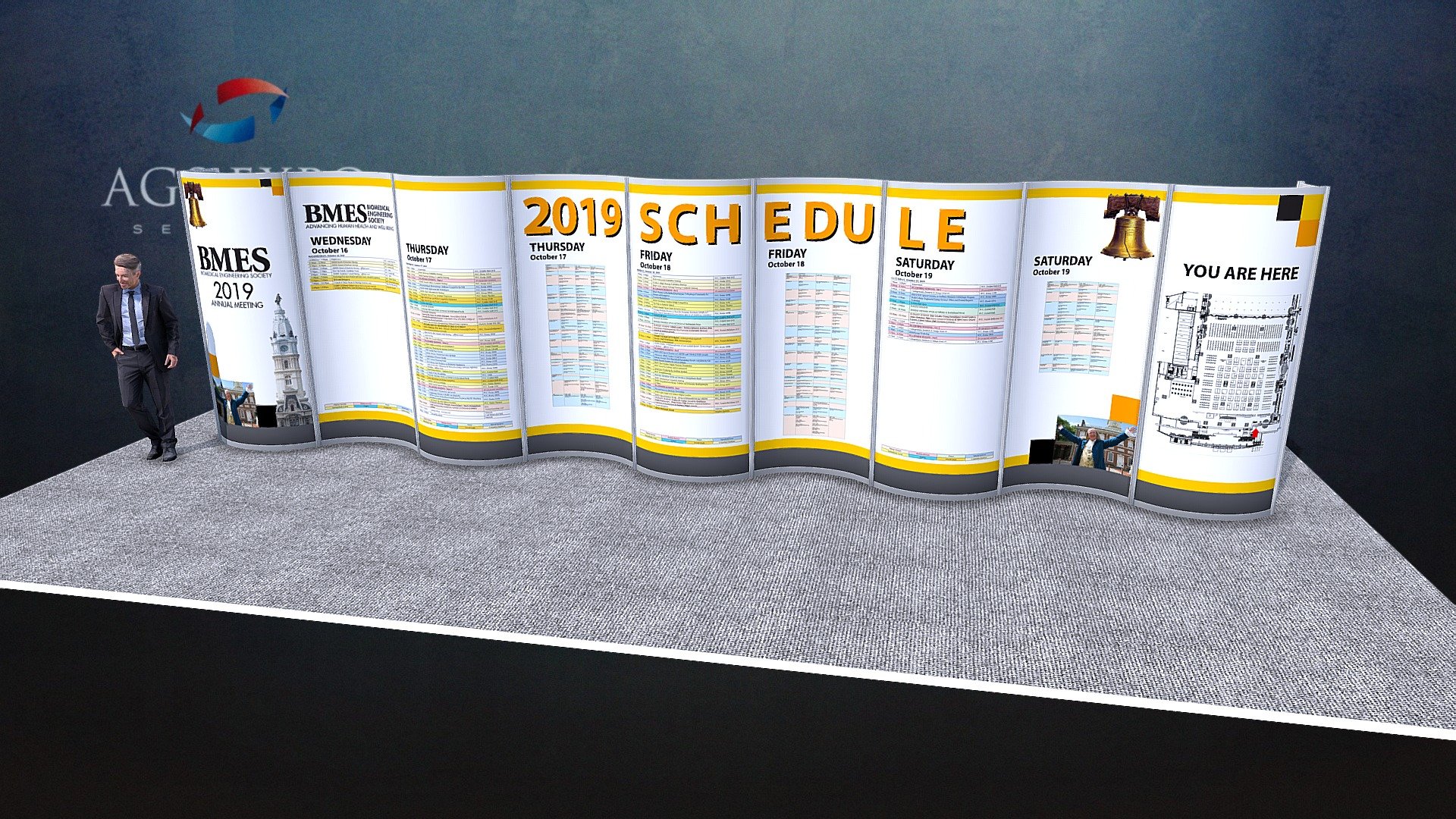 BMES 2019 - Schedule Wave Wall