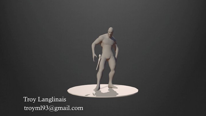 Gunslinger 3D Model