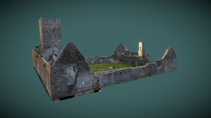 Clare Abbey - Clare Castle/Ballybeg - Ireland 3D Model