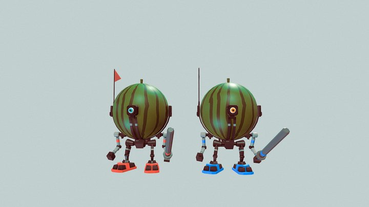 SUIKAWARIBOT 3D Model