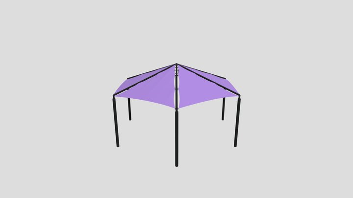 Octagon - Multi- Sails 3D Model