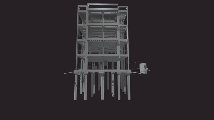 projeto edifício meu viver 3D Model