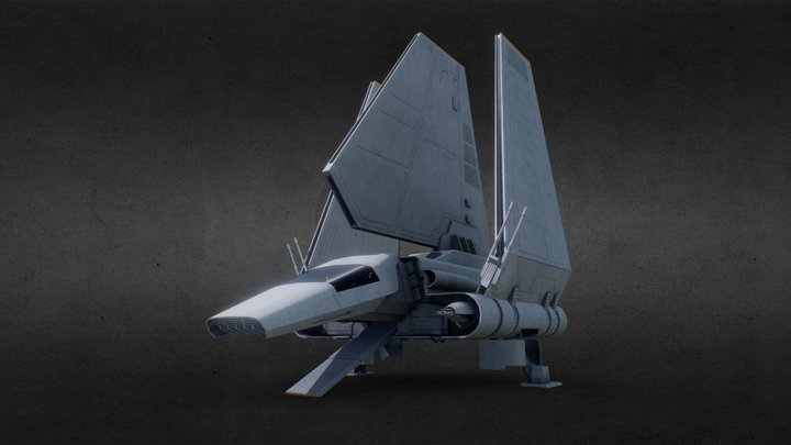 Star Wars - Imperial Lambda Shuttle 3D Model