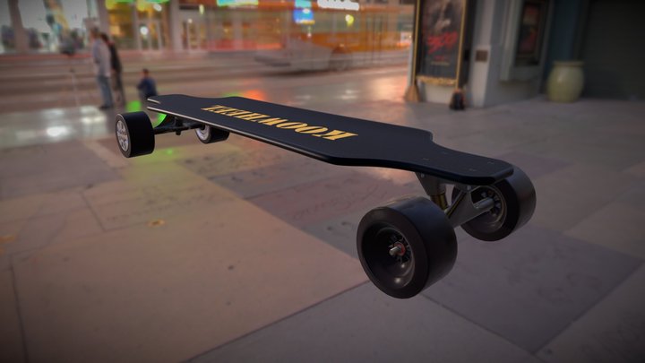 Longboard 3D Model