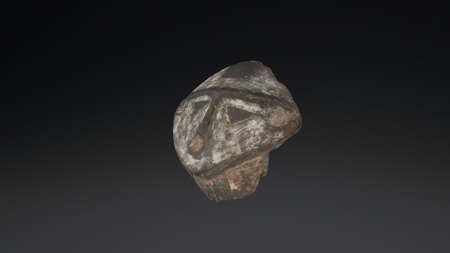 Neolithic Anthropomorphic Head 3D Model