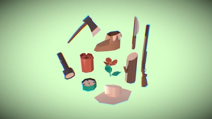 Hunting Inventory 3D Model