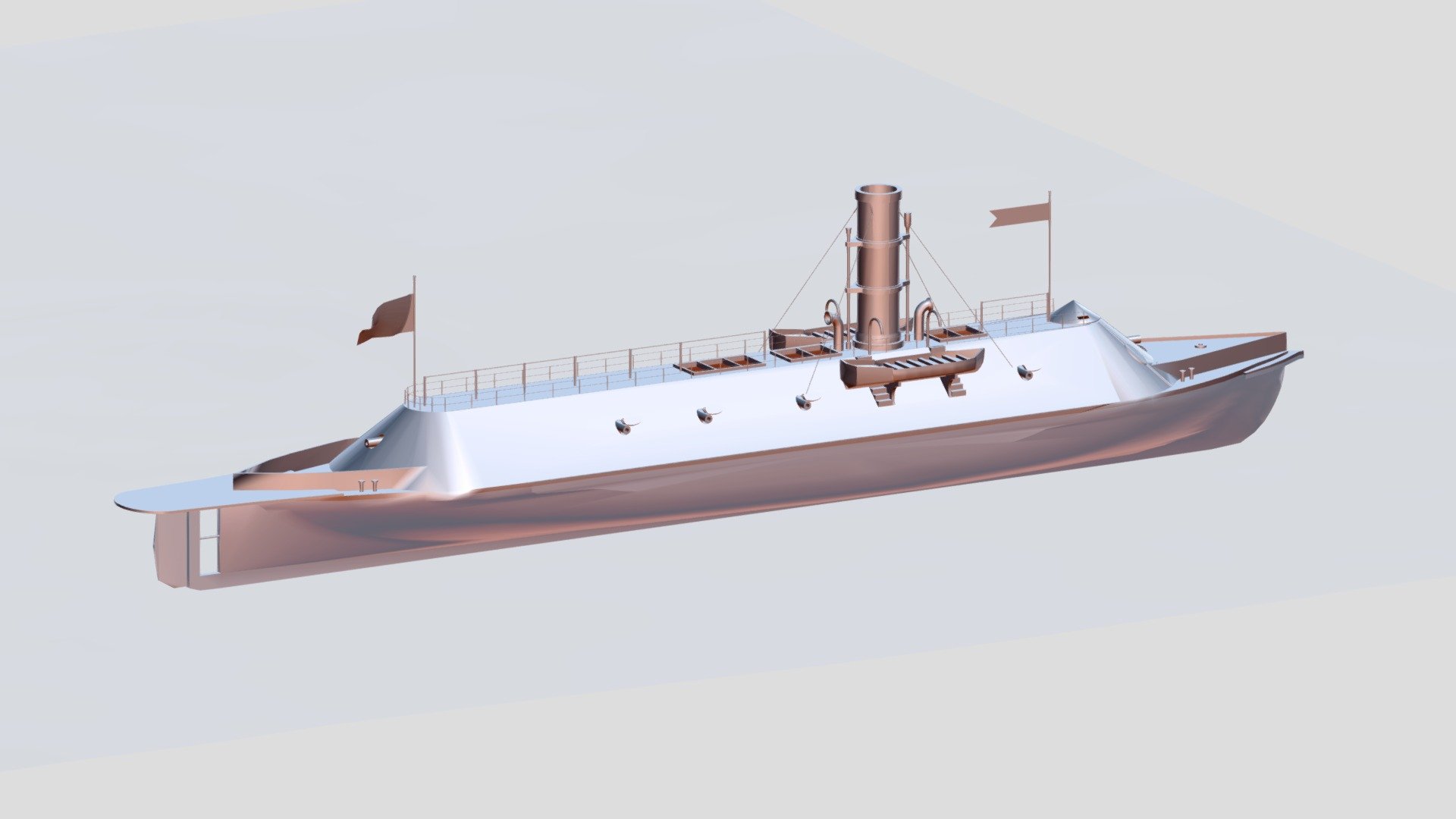 CSS Virginia - 3D model by Klm.Carles [4788e3e] - Sketchfab