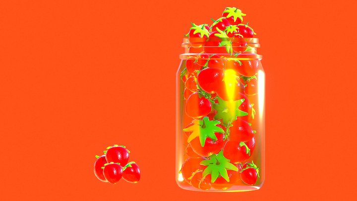 StrawBerry's – Modello 3D gratuito STL