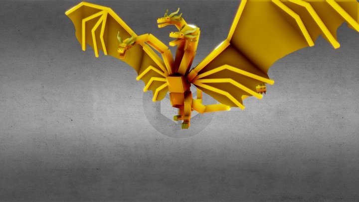 Ghidorah 3D Model