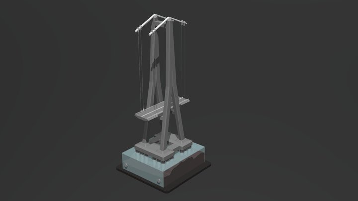 Pila Central 1-200 3D Model