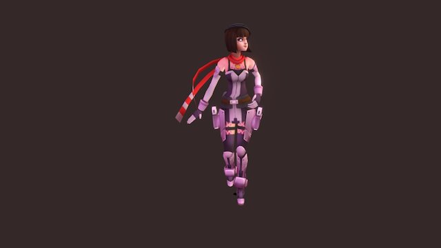 Lucile Final Texture 3D Model
